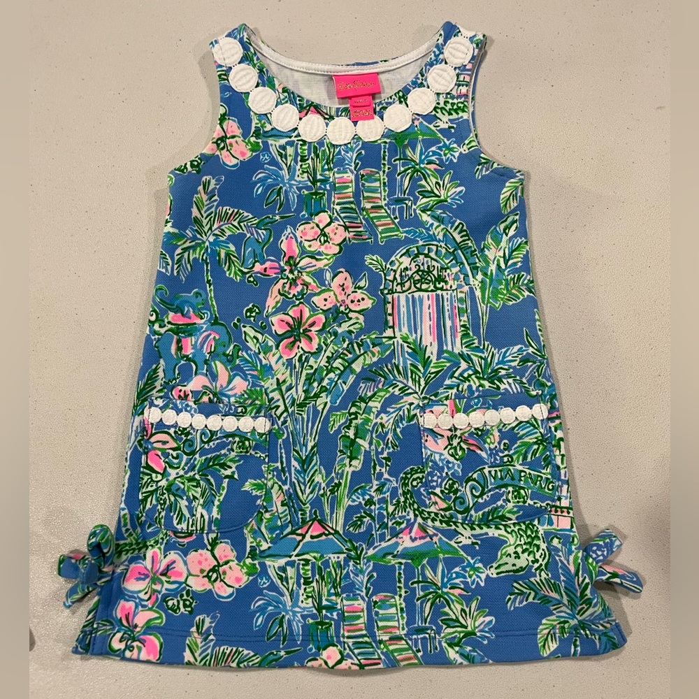 Lilly Pulitzer Blue Green Sleeveless Sundress